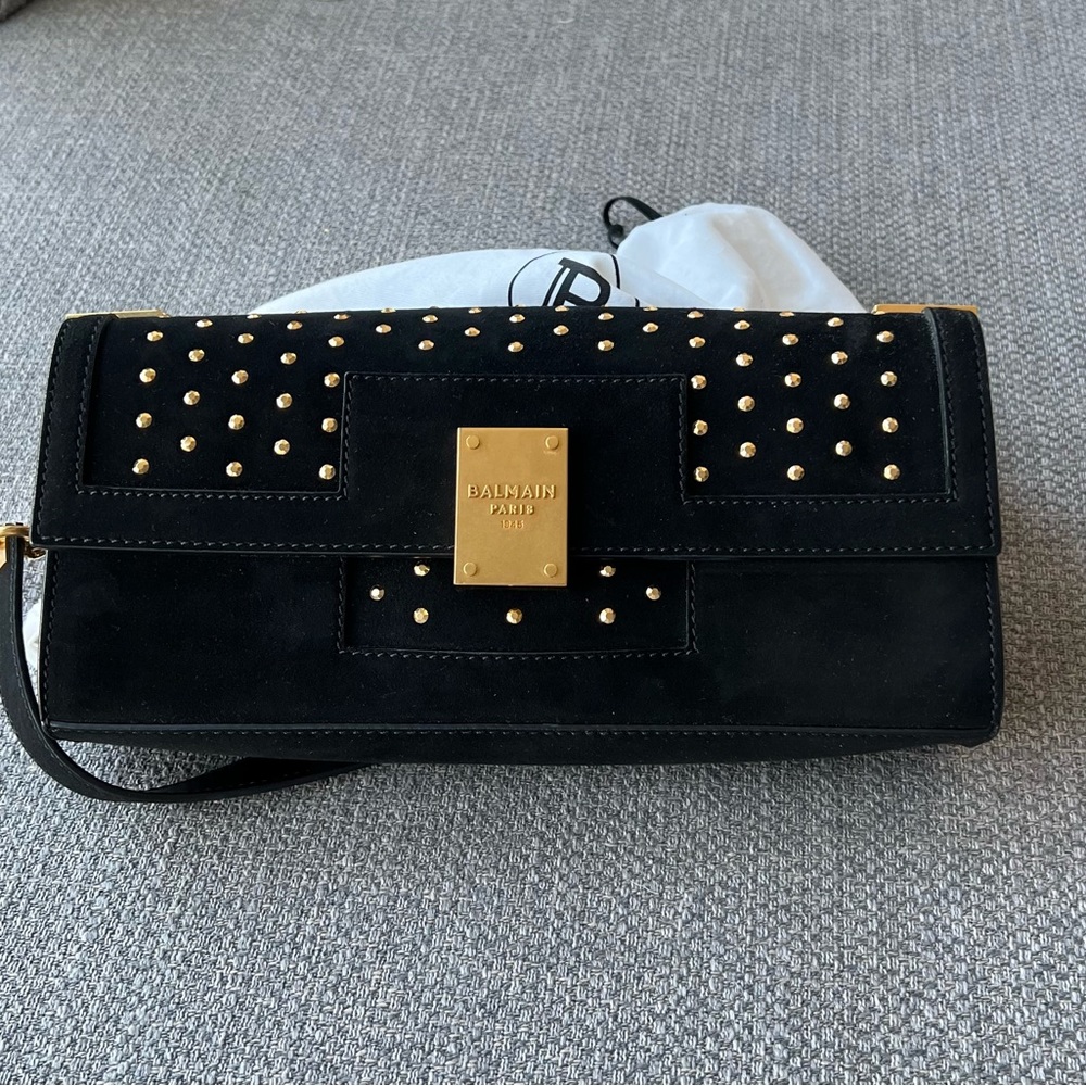 Balmain 1945 Day Polkadot Clutch